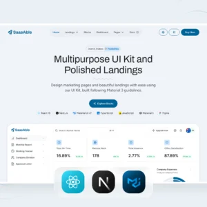 SaasAble Multipurpose UI Kit & Landings