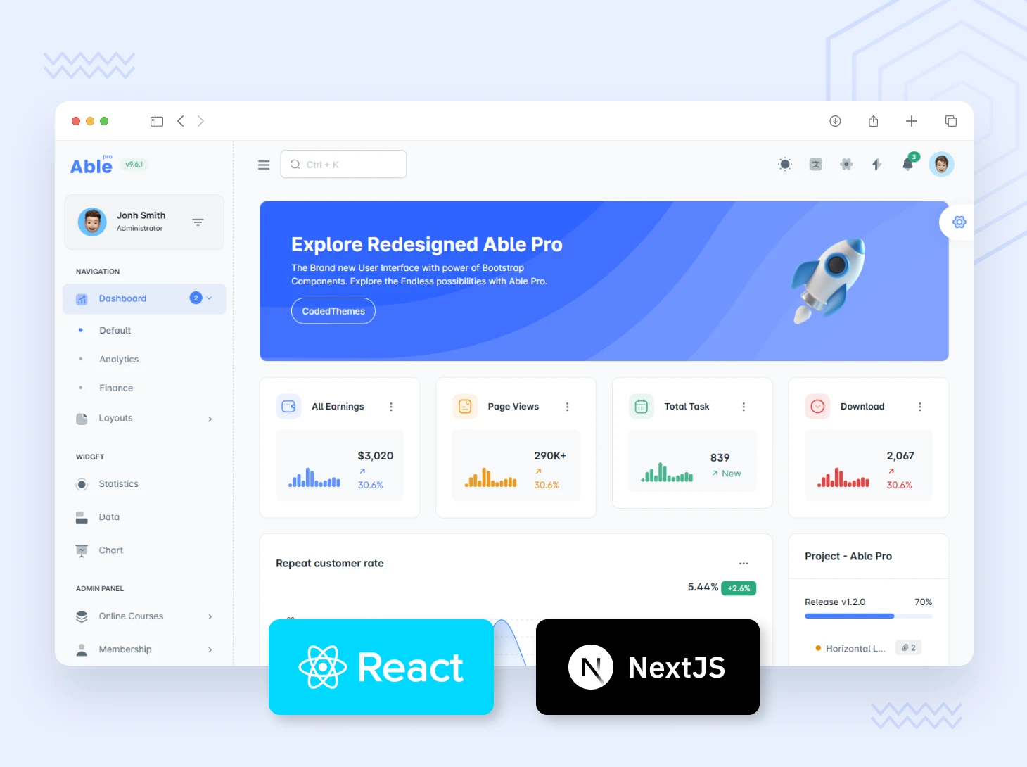 Able Pro Next.js MUI React Admin Template