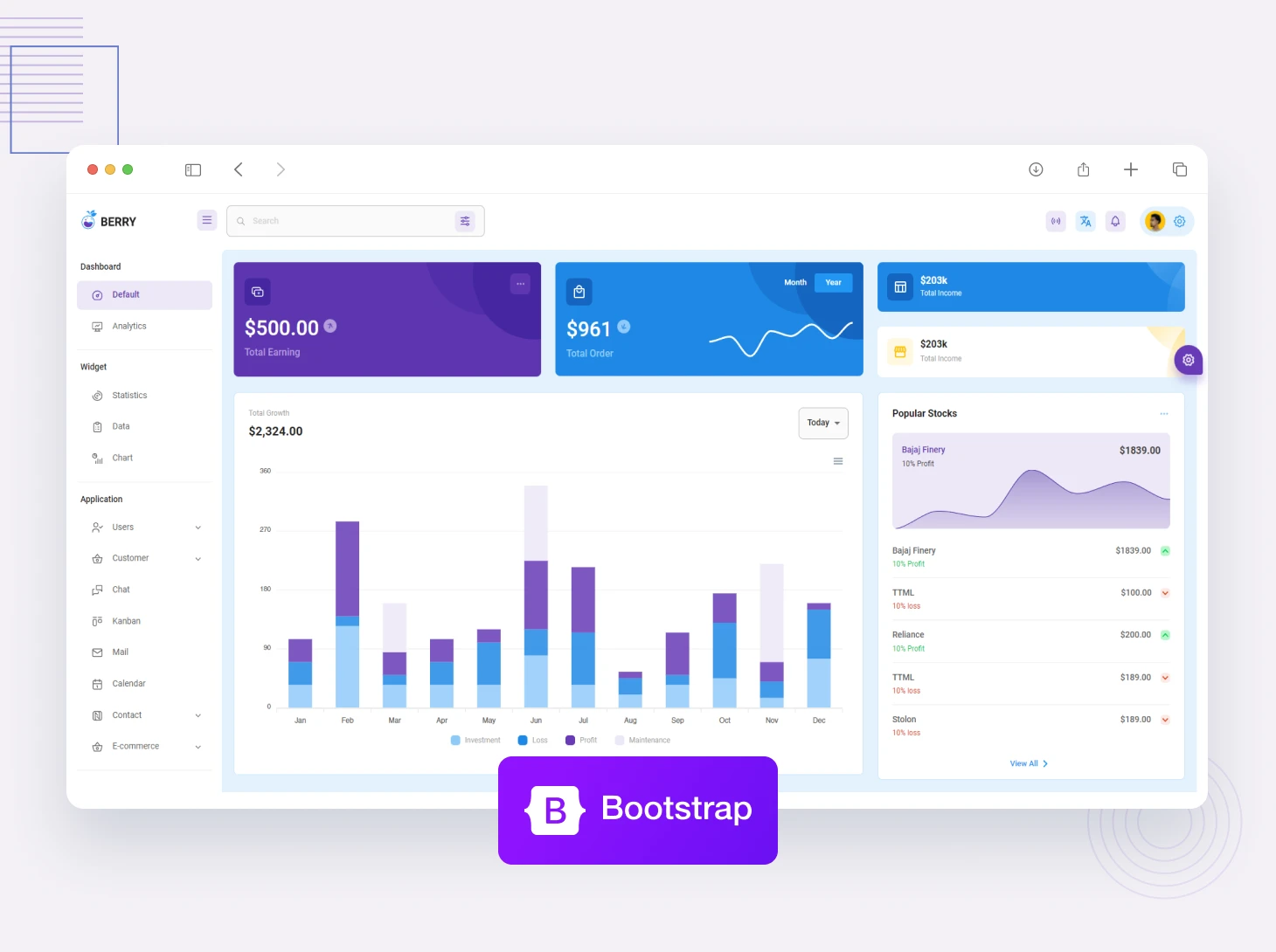 Berry Bootstrap 5 Admin Template