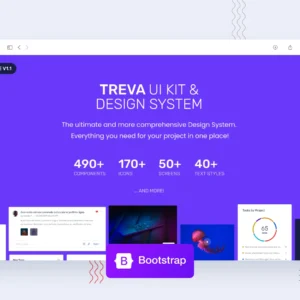 Treva Bootstrap Admin Template & UI KIT